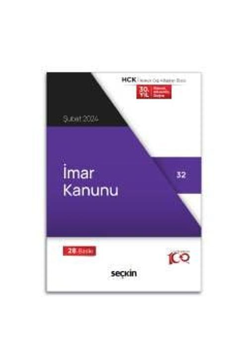 İmar Kanunu Seçkin 28. Baskı, Şubat 2024