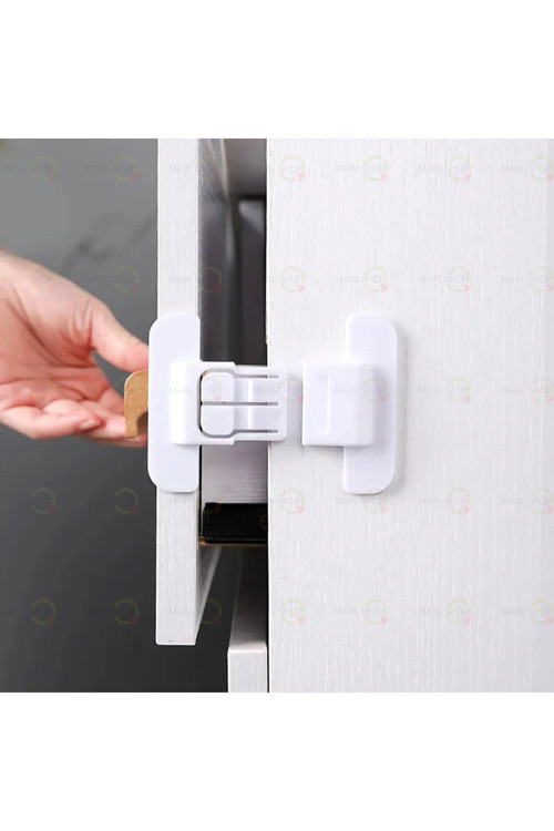 1 Adet Buzdolabı Güvenlik Kilidi, Buzdolabı Kapı Sabitleme Tokası,Kendinden Yapışkanlı M-360
