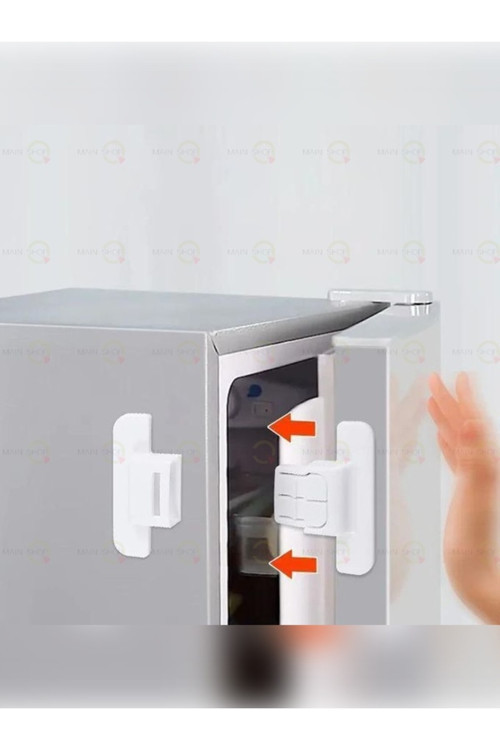 1 Adet Çocuk Güvenliği İçin Buzdolabı Kapısı Kilit, Kapı Sabitleyici Toka M-360