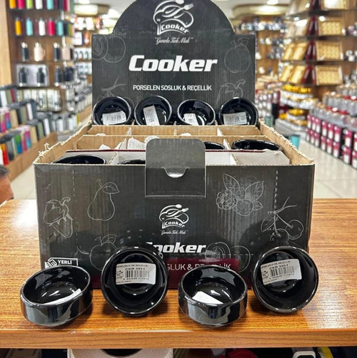 Cooker Porselen Sosluk 6'lı 6cm