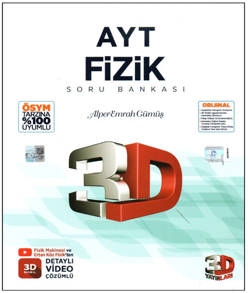 3D Yayınları AYT Fizik Soru Bankası