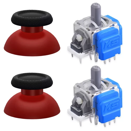 PS5 Manyetik Motor 2+2 Set Bordo Analog Topuz Hall Sensör Playstation 5 Yedek Parça