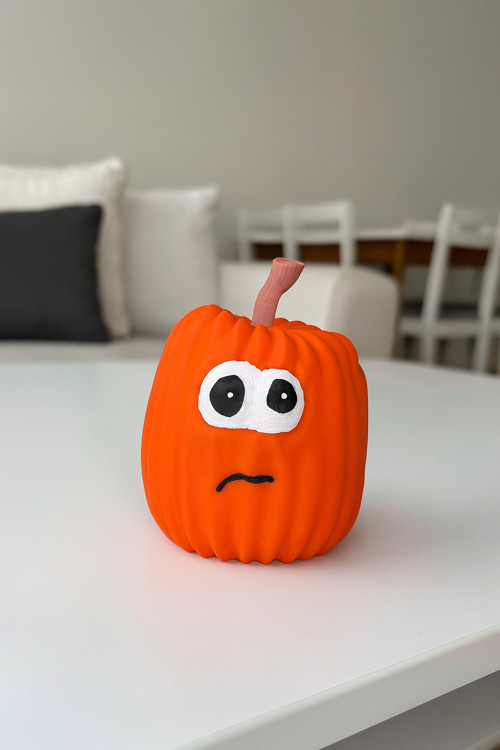 Dekoratif Balkabağı Biblo – Halloween & Sonbahar Temalı Masa Süsü