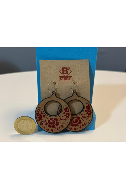 3D Gül Küpe – Sarı Çiçek Tasarım, Hafif Ve Şık Aksesuar
