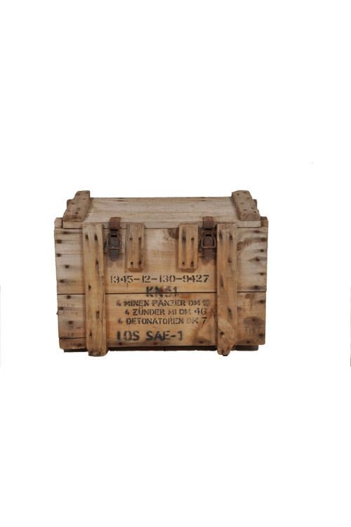 Sadece Dış Mekanda Kullanıma Uygun! Dekoratif Mühimmat Sandığı Çok Amaçlı Sandık 55 X 38 X 39