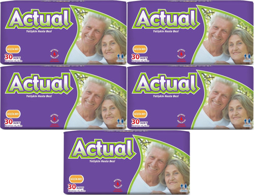 Yetişkin Hasta Bezi Bel Bantlı S - Small - Küçük 150 Adet (5PK*30)