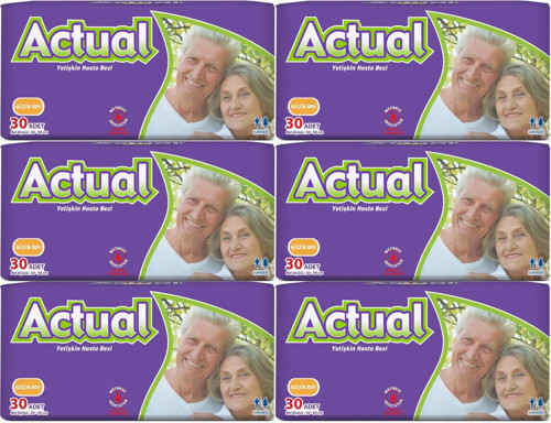 Yetişkin Hasta Bezi Bel Bantlı S - Small - Küçük 180 Adet (6PK*30)