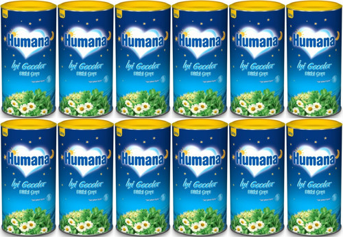 İyi Geceler Çayı 200GR (Melisa Yağı İçeren Karışık Bitki İçecek Tozu) (12 Li Set)