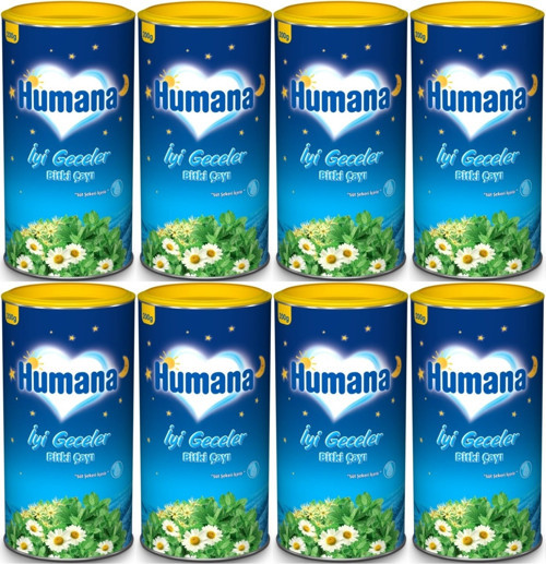 İyi Geceler Çayı 200GR (Melisa Yağı İçeren Karışık Bitki İçecek Tozu) (8 Li Set)