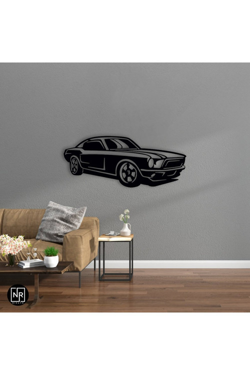 Araba Yan Görünüş Dekoratif Metal Tablo