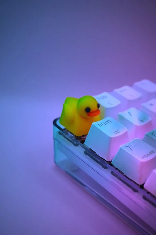 Ducky Ördek Mekanik Klavye Tuşu Artisan Keycaps Gamer Aksesuar