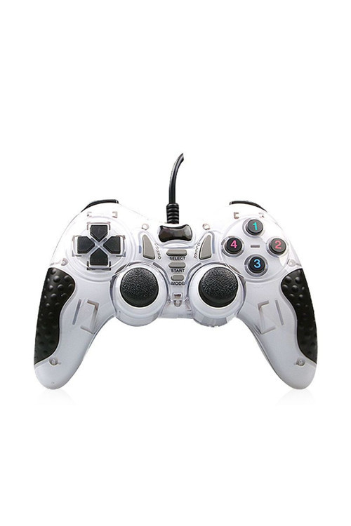 Beyaz Pl-2585 Pc Uyumlu Usb Joystick Oyun Kolu Gamepad