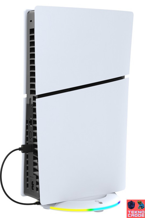 Pg-P5S025S Ps5 Slim/Ps5 Pro Versiyon Uyumlu Gamer Rgb Işıklı Dikey Stand