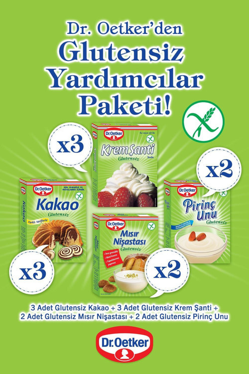 Glutensiz Yardımcılar Paketi Glutensiz Mısır Nişastası kakao pirinç Unu krem Şanti