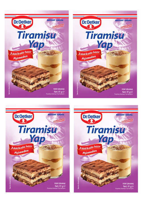 Tiramisu Yap 91 g x 4 Adet