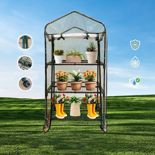 Portatif Bahçe Balkon Serası 3 Katlı