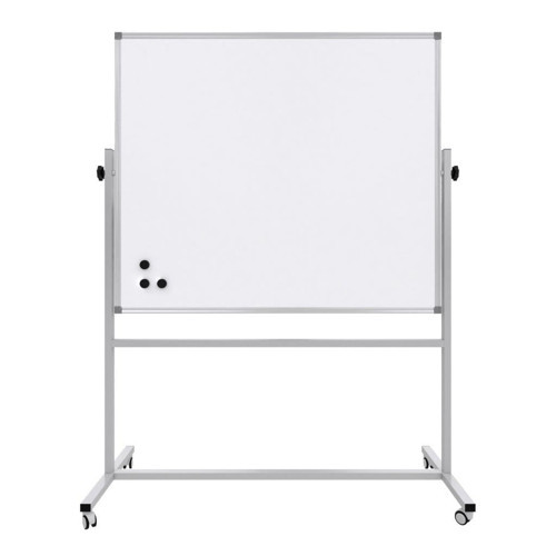 Mıknatıslı Mobil Brifing 360° Dönerli Beyaz Yazı Tahtası 120x200cm