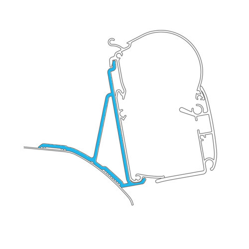 Dometıc Braket Tente PW1100 DUCATO-JUMPER-BOXER-MOVANO / 17 M3