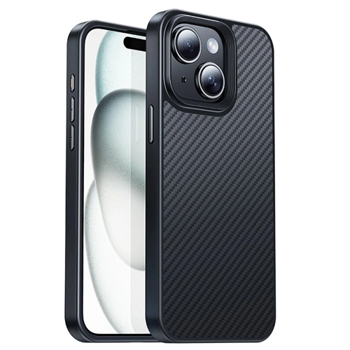 iPhone 15 Plus As7 Kevlar Kılıf Manyetik Magsafeli Telefon Kılıfı