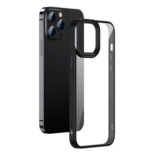 Crystal iPhone 13 Pro 6.1 Kılıf Jel Çerçeve Zırhlı Silikon Kılıf