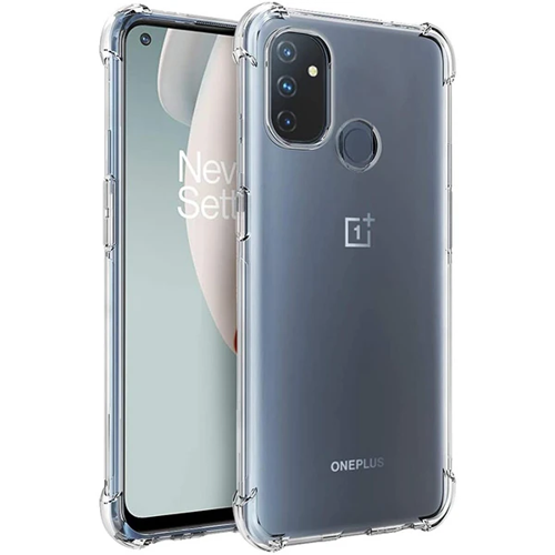 Oneplus Nord N100 Anti-Drop Silikon Kılıf Kamera Korumalı Şeffaf Silikon Kılıf