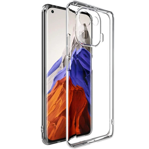Xiaomi Mi 11 Pro Kılıf Kamera Korumalı Ultra İnce Şeffaf Silikon Kılıf-(5775)