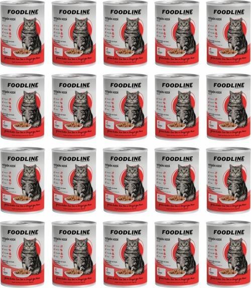 Kuzu Etli Yetişkin Kedi Konservesi 400 Gr x 20 Adet