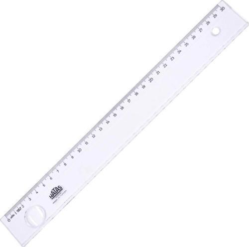 Mercekli Geniş 30cm Büro Cetveli 0161