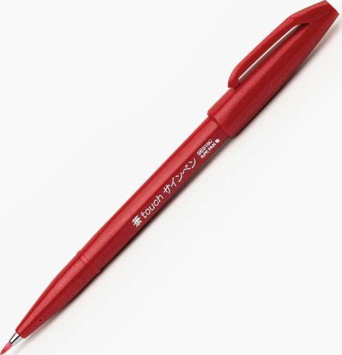 Brush Sign Pen Touch Kırmızı