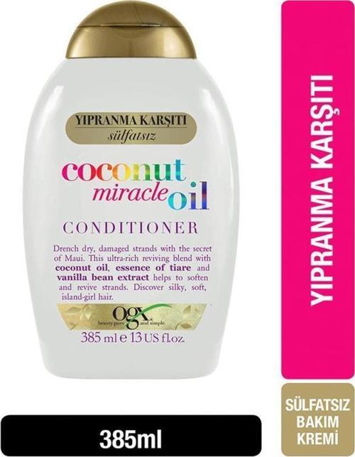 Organix Coconut Miracle Oil Saç Kremi 385 ml