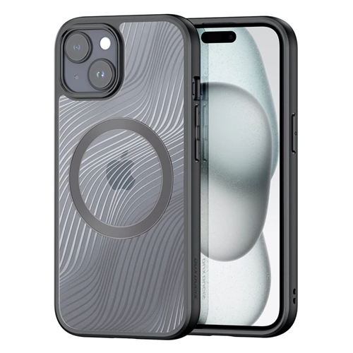 iPhone 15 Plus Aimo Series Magsafe Premium Buzlu Sert Pc-Tpu Kılıf