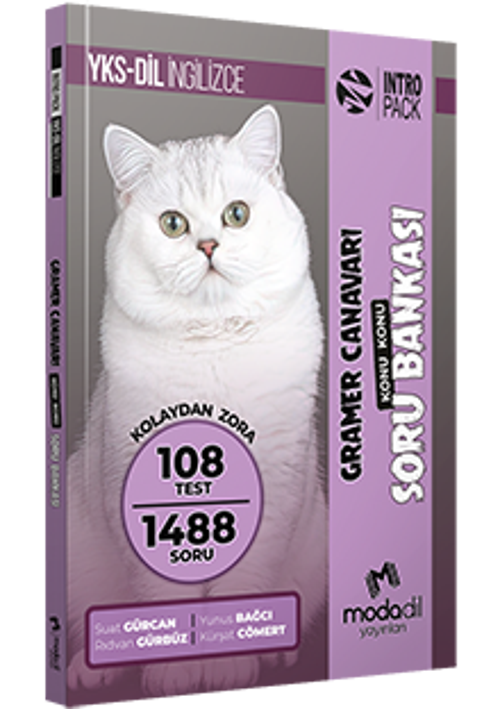 Modadil YKS DİL İngilizce Gramer Canavarı İntro Pack Soru Bankası Modadil Yayınları