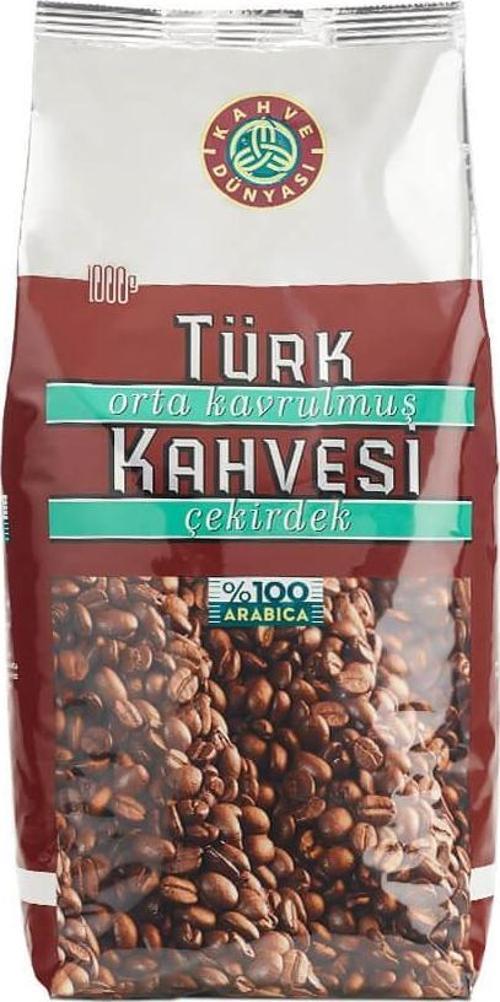 Orta Kavrulmuş Çekirdek Türk Kahvesi %100 Arabica 1kg