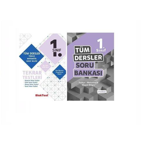 1.Sınıf Tüm Dersler Soru Bankası & 1. Sınıf Tüm Dersler Tekrar Testleri
