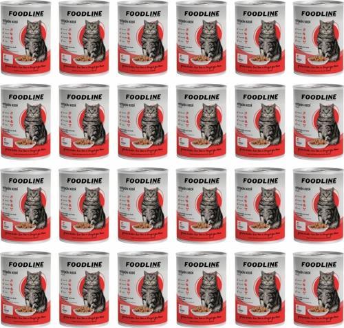 Kuzu Etli Yetişkin Kedi Konservesi 400 Gr x 24 Adet