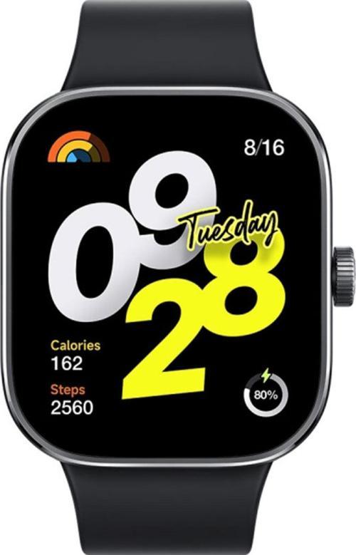 Watch 4 Akıllı Saat Siyah (Xiaomi Türkiye Garantili) Sesli Görüşme Özellikli