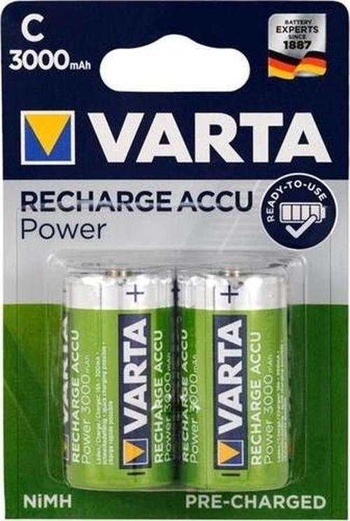 Şarjlı Power Accu Orta C Pil 3000mAh