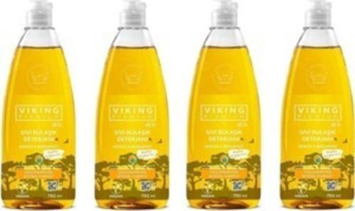 Viking Premium Bulaşık Deterjanı Nergis-bergamot 750 Ml 4 Adet