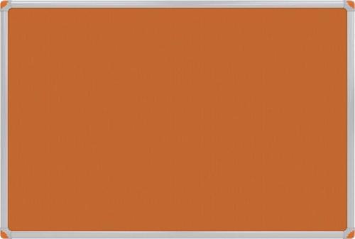 100 x 150 Cm Turuncu Kumaş Kaplı Alüminyum Çerçeve Pano - Pan157