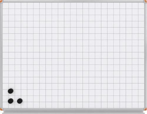 120 x 180 Cm Kareli Mıknatıs Manyetik Yüzey Duvara Monte Beyaz - Pan593B