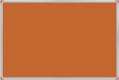 120 x 200 Cm Turuncu Kumaş Kaplı Alüminyum Çerçeve Pano - Pan158