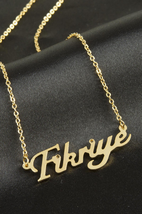 Fikriye İsimli Kolye (Kişiye Özel)