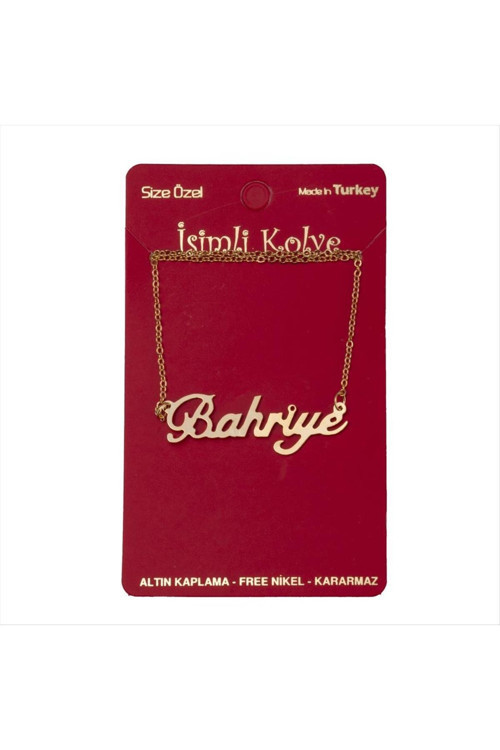 Bahriye İsimli Kolye (Kişiye Özel)
