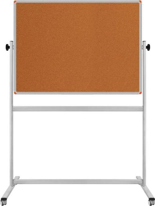 120 x 200 Mobil Çift Taraflı Mantar Pano