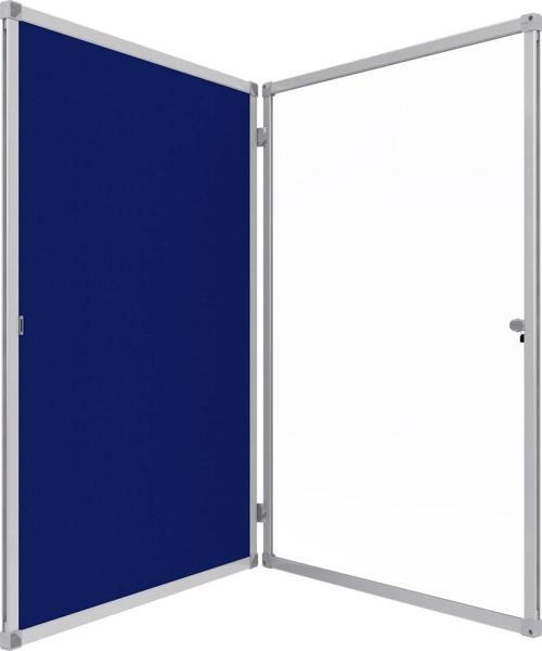 70 x 100 Cm Alüminyum Kilitli Kapaklı Camekanlı İlan Duyuru Pano - Pan357