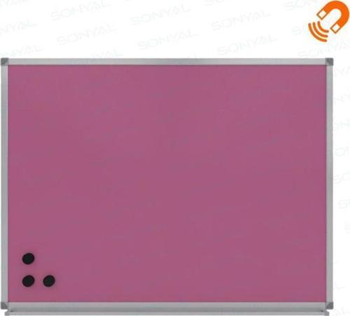 120 x 240 Cm Mıknatıs Manyetik Yüzey Duvara Monte Pembe - Pan558P