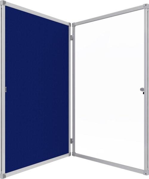 90 x 120 Cm Alüminyum Kilitli Kapaklı Camekanlı İlan Duyuru Pano - Pan358