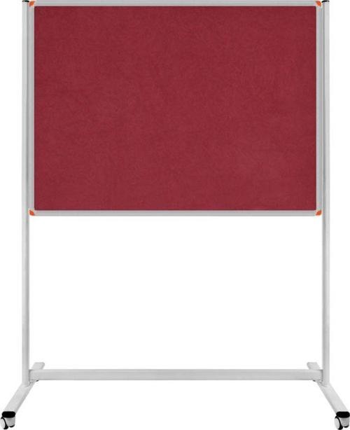 90 x 120 Cm Kumaş Kaplı Kumaşlı Pano Tekerlekli Ayaklı Sabit Tek Taraflı