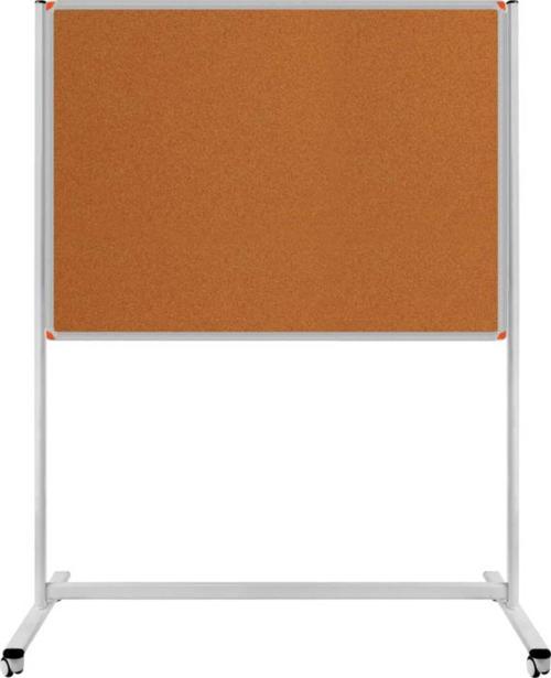 90 x 120 Cm Sabit Tek Taraflı - Tekerlekli Ayaklı Mantar Pano - Pan171