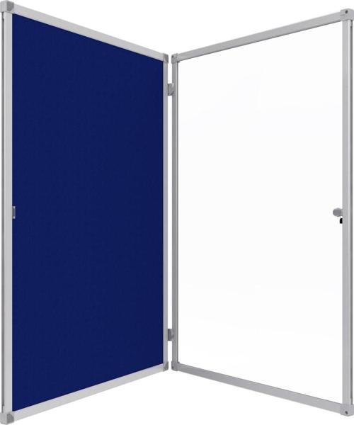 60 x 85 Cm Alüminyum Kilitli Kapaklı Ince Camekanlı Ilan Duyuru Sunum Pano